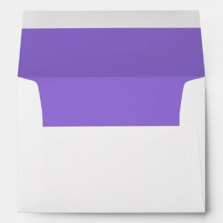 White Envelope, Medium Purple Liner Envelope
