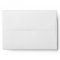 White Envelope with a Blue and White Striped Liner
