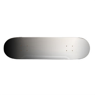 White Fade on Black Fade Skateboard