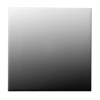 White Fade on Black Tile