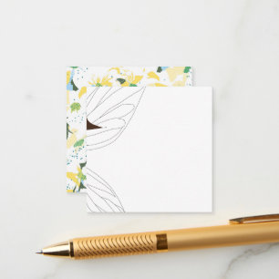 white fairy in fairytale, bridal shower, floral  enclosure card