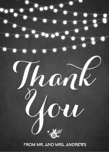 chalkboard thank you cards zazzle uk