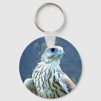 White falcon key ring