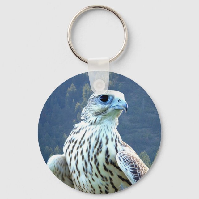White falcon key ring (Front)