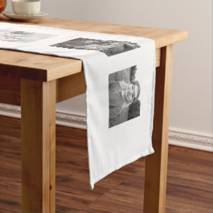 White Family Best Gifts Ever Collage Photo Medium Table Runner