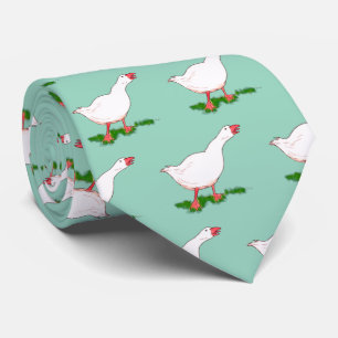 white farm goose tie