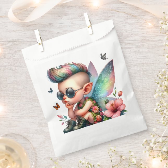 White Favour Bags (Clipped)