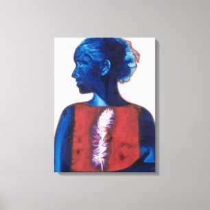 White Feather Canvas Print
