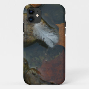 White Feather iPhone 11 Case