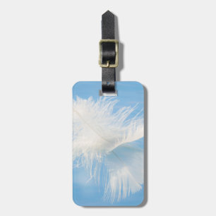 White Feather Reflects on Water   Seabeck, WA Luggage Tag