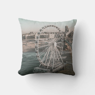 WHITE FERRIS WHEEL NEAR WATER CUSHION