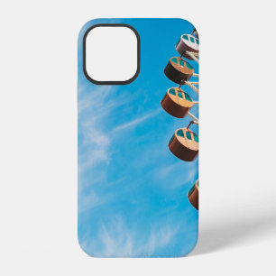 White Ferris wheel under clear sky in the morning iPhone 12 Case