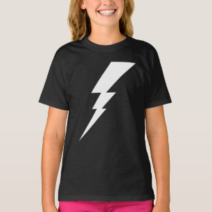 White Flash Lightning Bolt T-Shirt