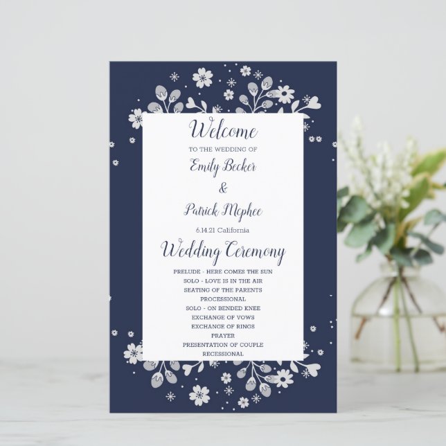 White Floral (Standing Front)