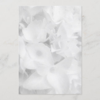 White Floral Blank Fan Program Paper Programme