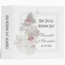 White floral bouquet wedding