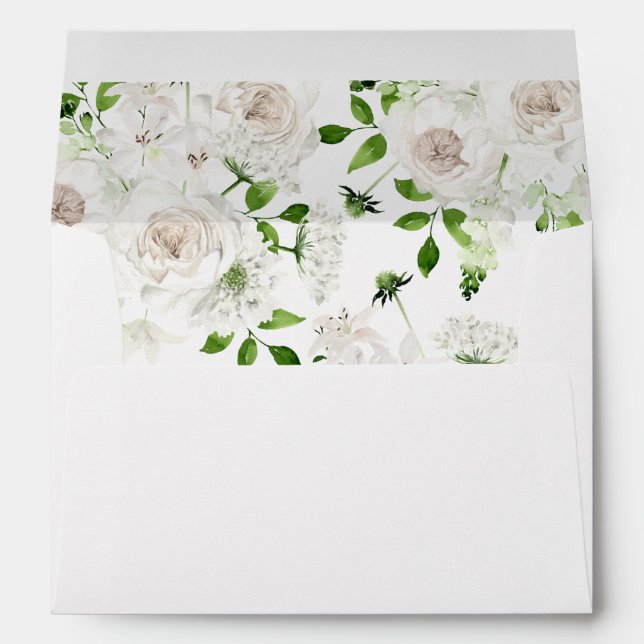 White Floral Envelope 2 (Back (Bottom))