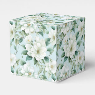 White Floral Party Treat Box