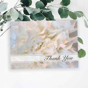 White Floral Thank You for Your Sympathy