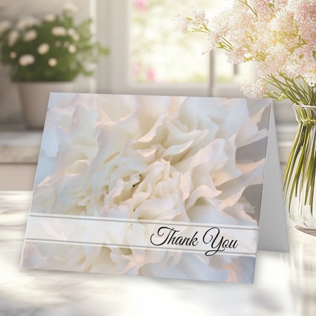 White Floral Thank You for Your Sympathy (Creator Uploaded)