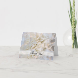 White Floral Wedding Bridesmaid Thank You