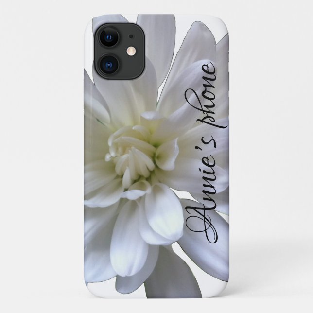 White floral white daisy white mum white flower Case-Mate iPhone case (Back)