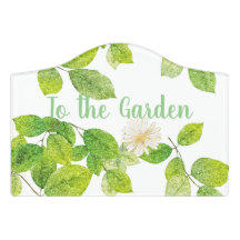 White Flower and Green Leaves Garden