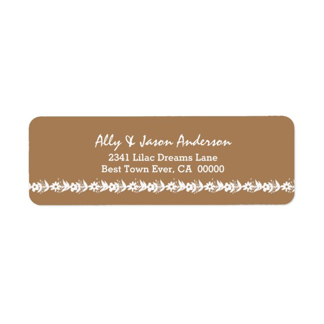 WHITE Flower Border TAN Background V11 (Front)