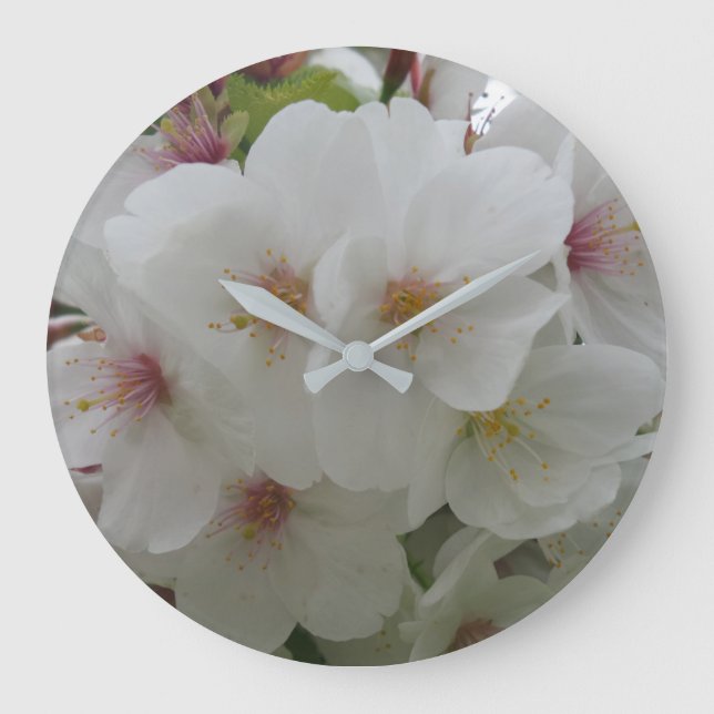 White Flower Clock (Front)