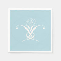 White Flower Pastel Blue Easter
