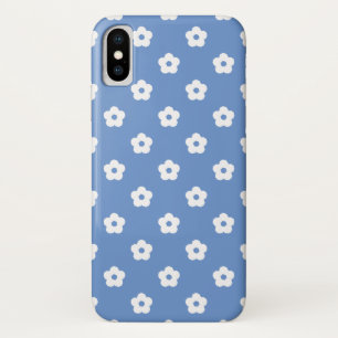 White Flower Pattern iPhone X Case