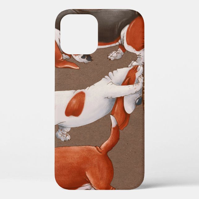 white flower pattern cute design illustration vint Case-Mate iPhone case (Back)