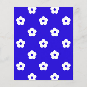 White Flower Pattern Flyer