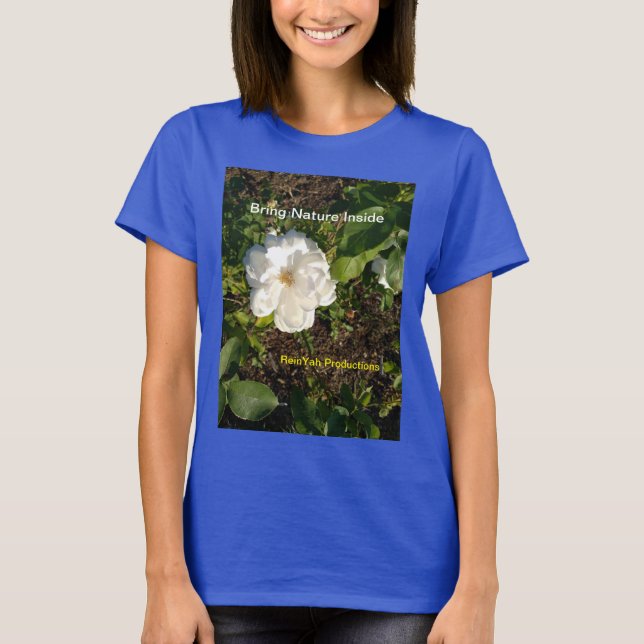 White Flower T-Shirt (Front)