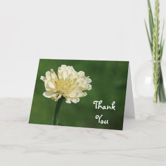 White Flower Thank You