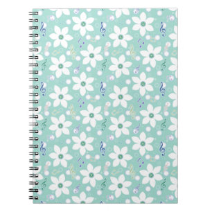 White Flowers Notebook