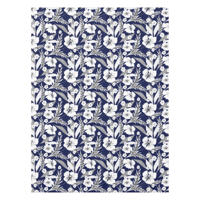 White flowers tablecloth (Front)