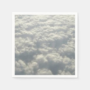 WHITE FLUFFY CLOUDS NAPKIN