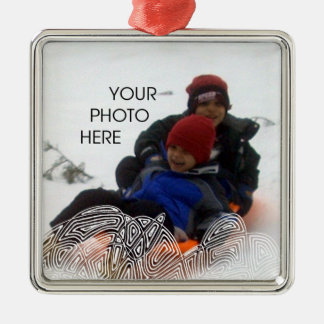 White Flurry Metal Tree Decoration