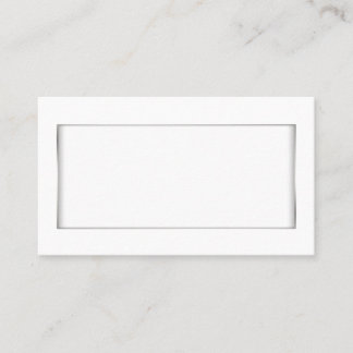 White Formal Place Cards