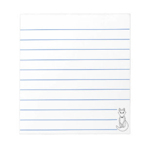 White Fox Notepad
