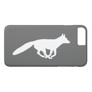 White Fox Silhouette iPhone 8 Plus/7 Plus Case