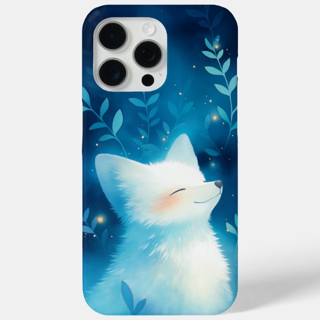 White Fox Tranquillity Case-Mate iPhone Case (Back)