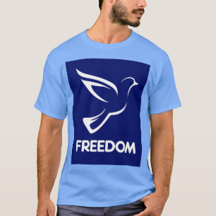 White freedom dove T-Shirt
