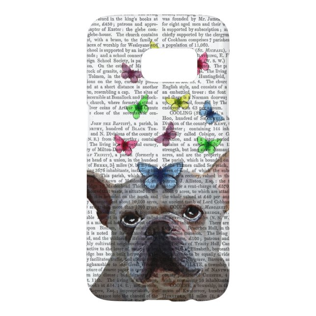 White French Bulldog and Butterflies Case-Mate Samsung Galaxy Case (Back)