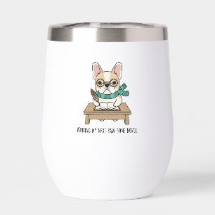 White French Bulldog Puppy Creative Writing Design