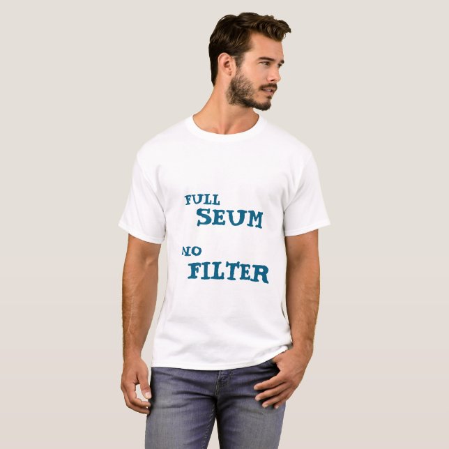 WHITE FRENCH FUNNY T-Shirt (Front Full)