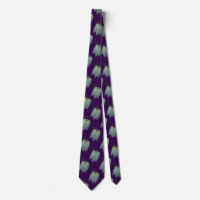 White Fritillary Flower Tie