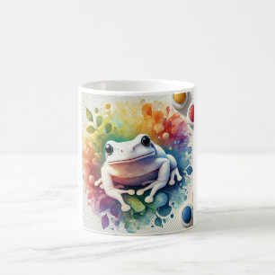 White Frog 300824AREF140 - Watercolor Coffee Mug