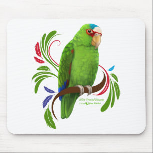 White Fronted Amazon Mouse Mat